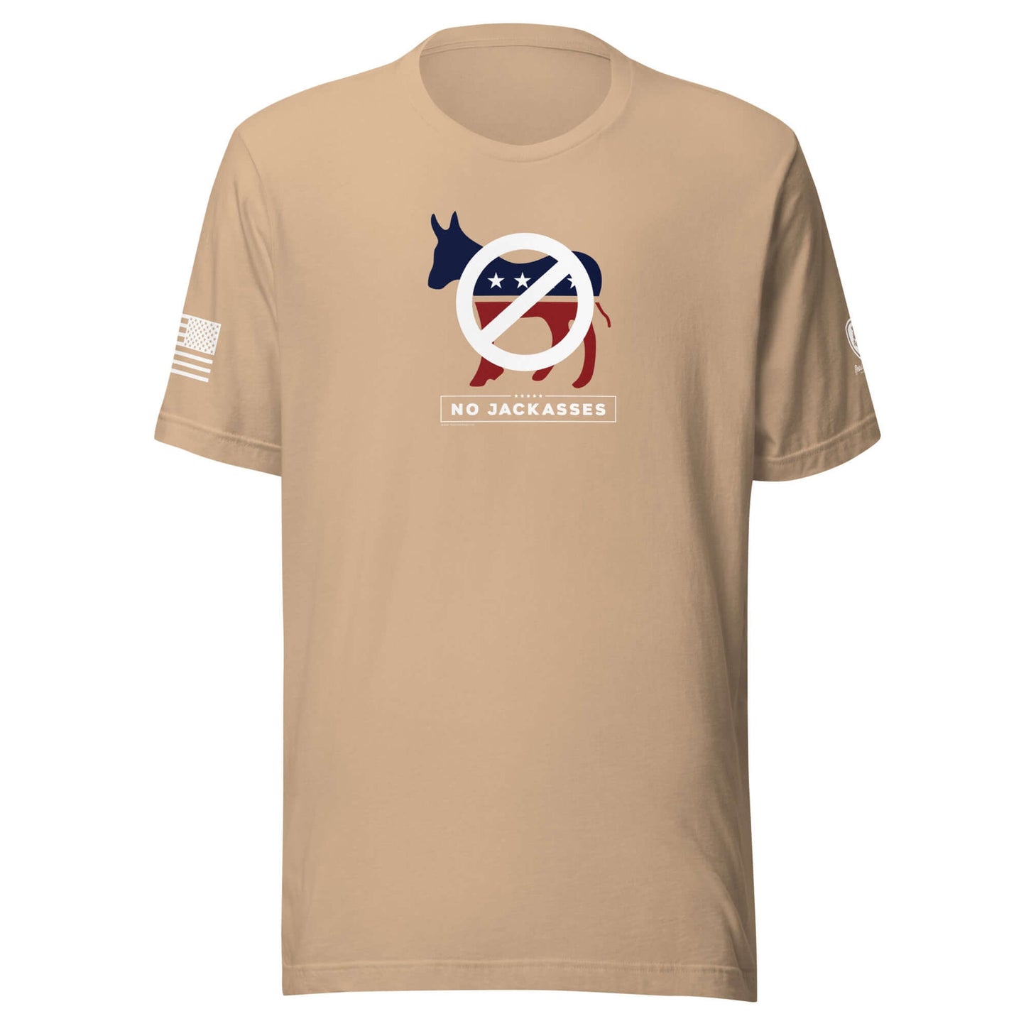 Republican T-Shirts for Men - Conservative tees - No Jackasses - Shirt - Rebel Park USA