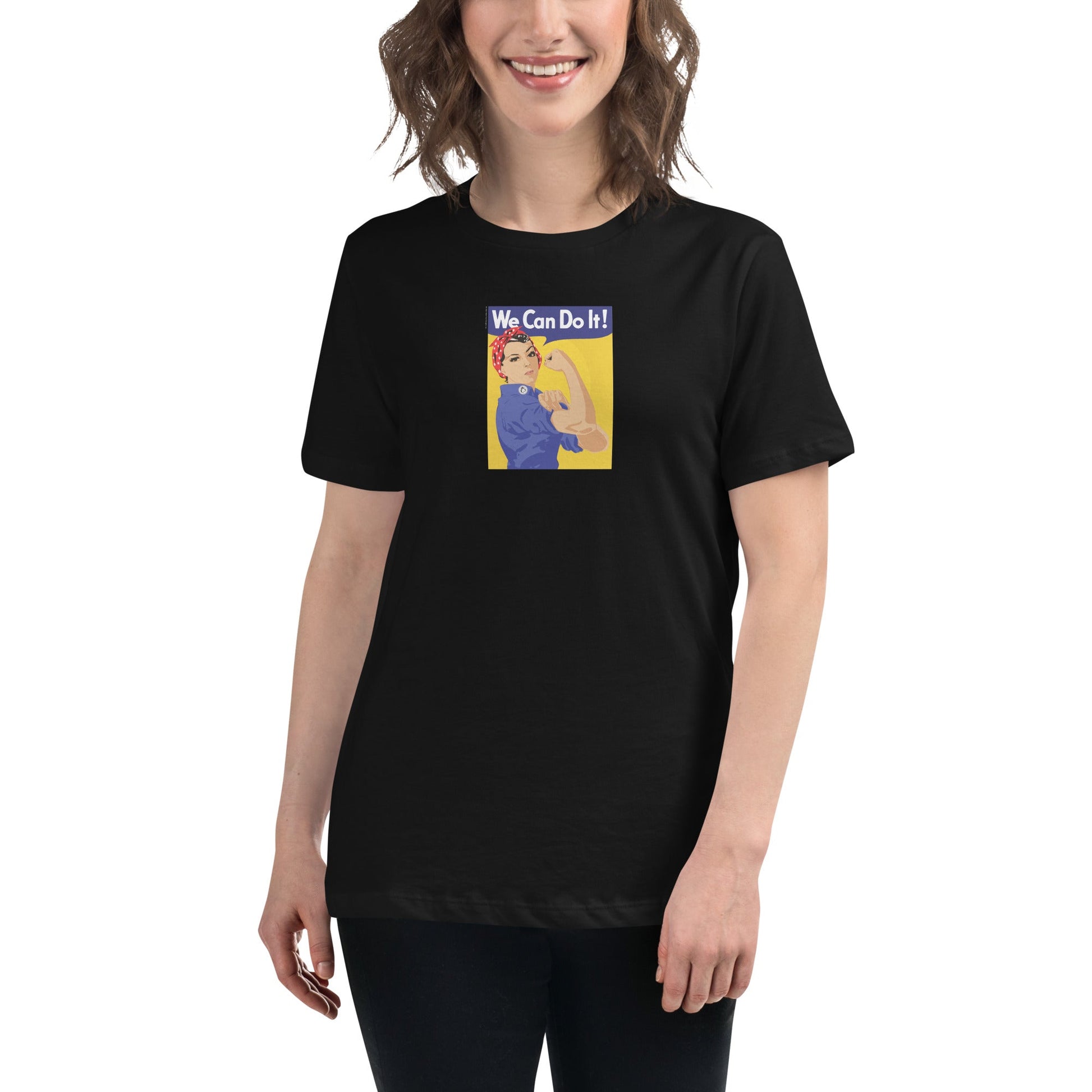 Rosie the Riveter T-Shirt - Vintage WW2 Poster Tee for Patriotic Women - Rebel Park USA