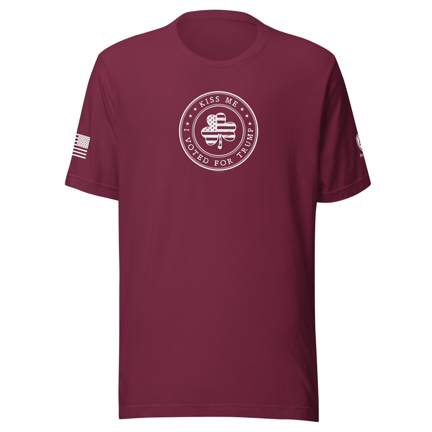 St. Patricks Day Tee - MAGA T-Shirt - Kiss Me - I Voted for Trump - Rebel Park USA