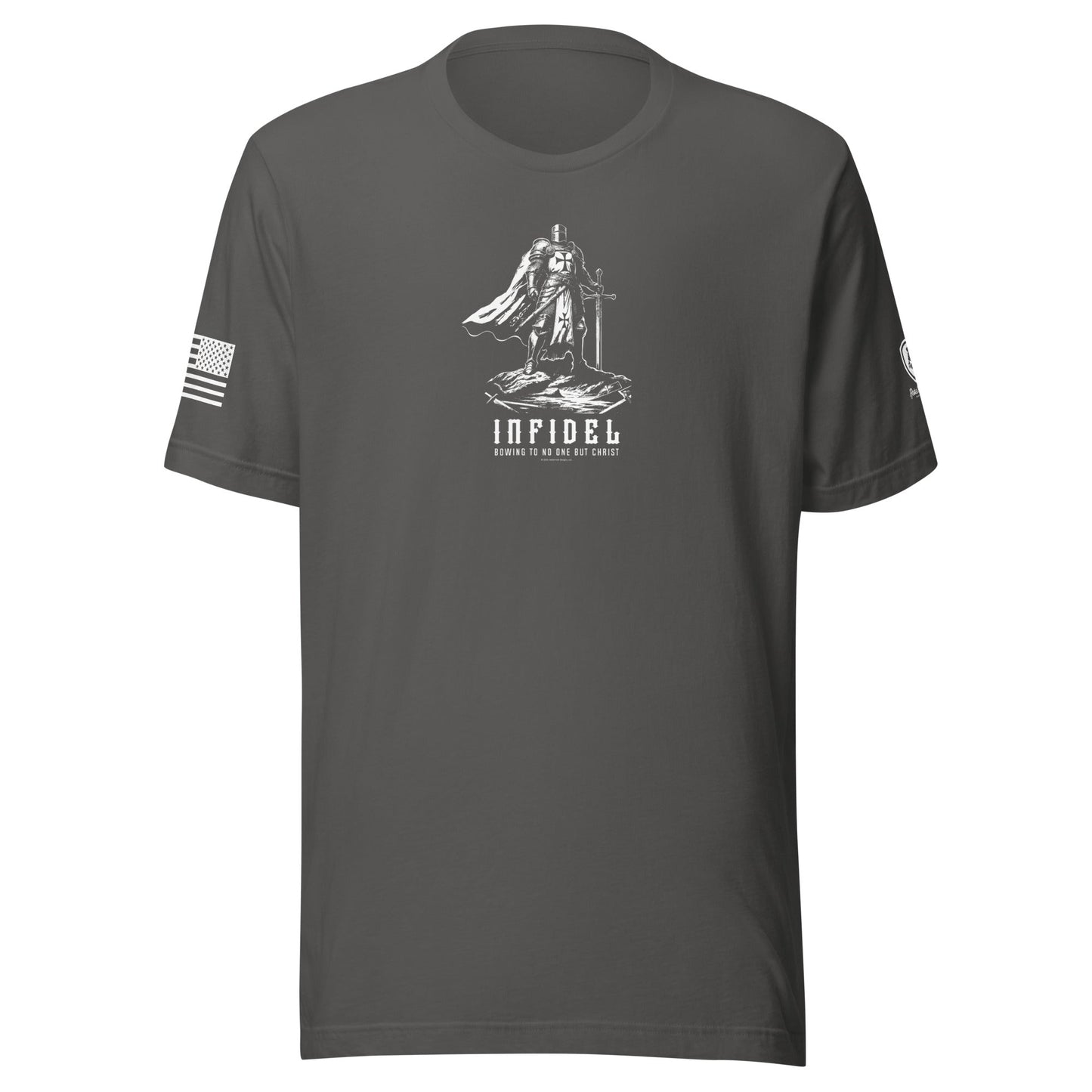 Templar Knight “Infidel – Bowing to No One but Christ” T-Shirt - Rebel Park USA