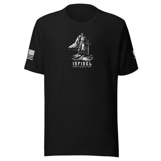 Templar Knight “Infidel – Bowing to No One but Christ” T-Shirt - Rebel Park USA