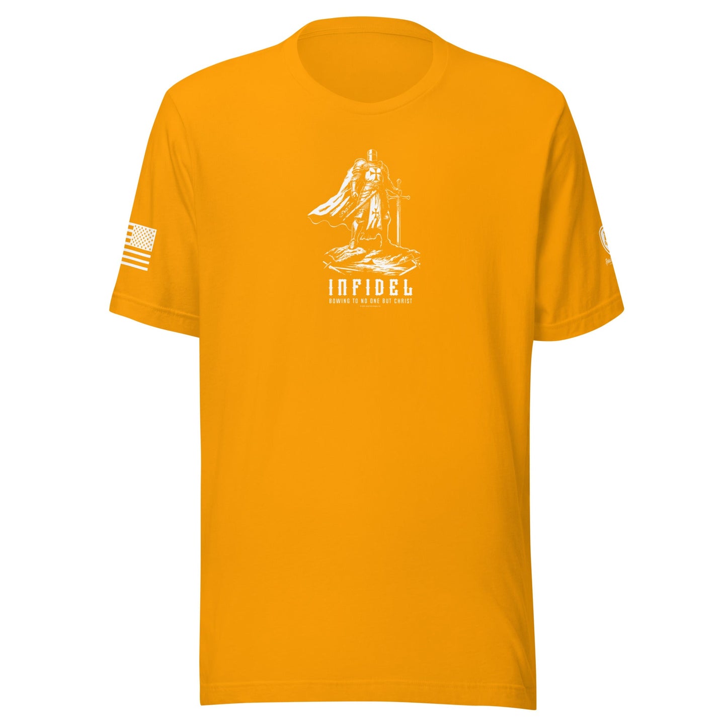 Templar Knight “Infidel – Bowing to No One but Christ” T-Shirt - Rebel Park USA