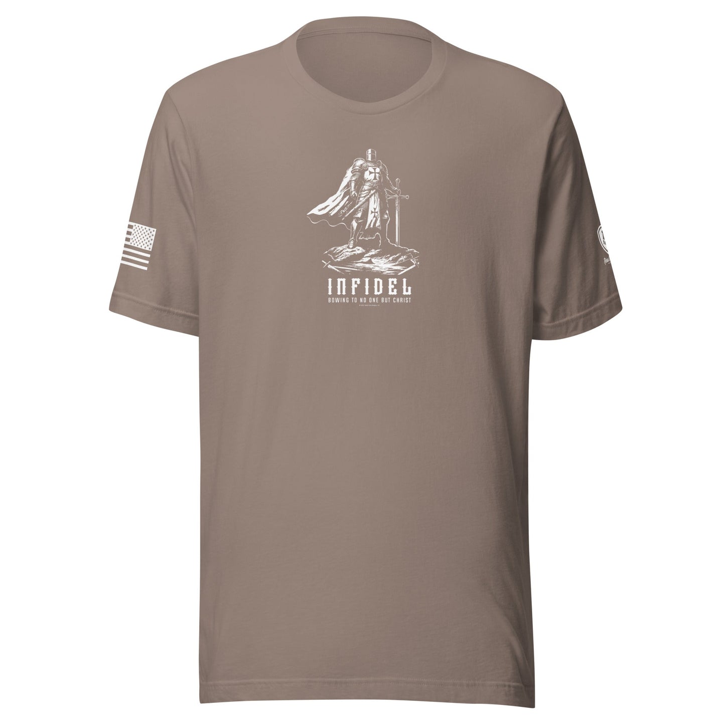 Templar Knight “Infidel – Bowing to No One but Christ” T-Shirt - Rebel Park USA