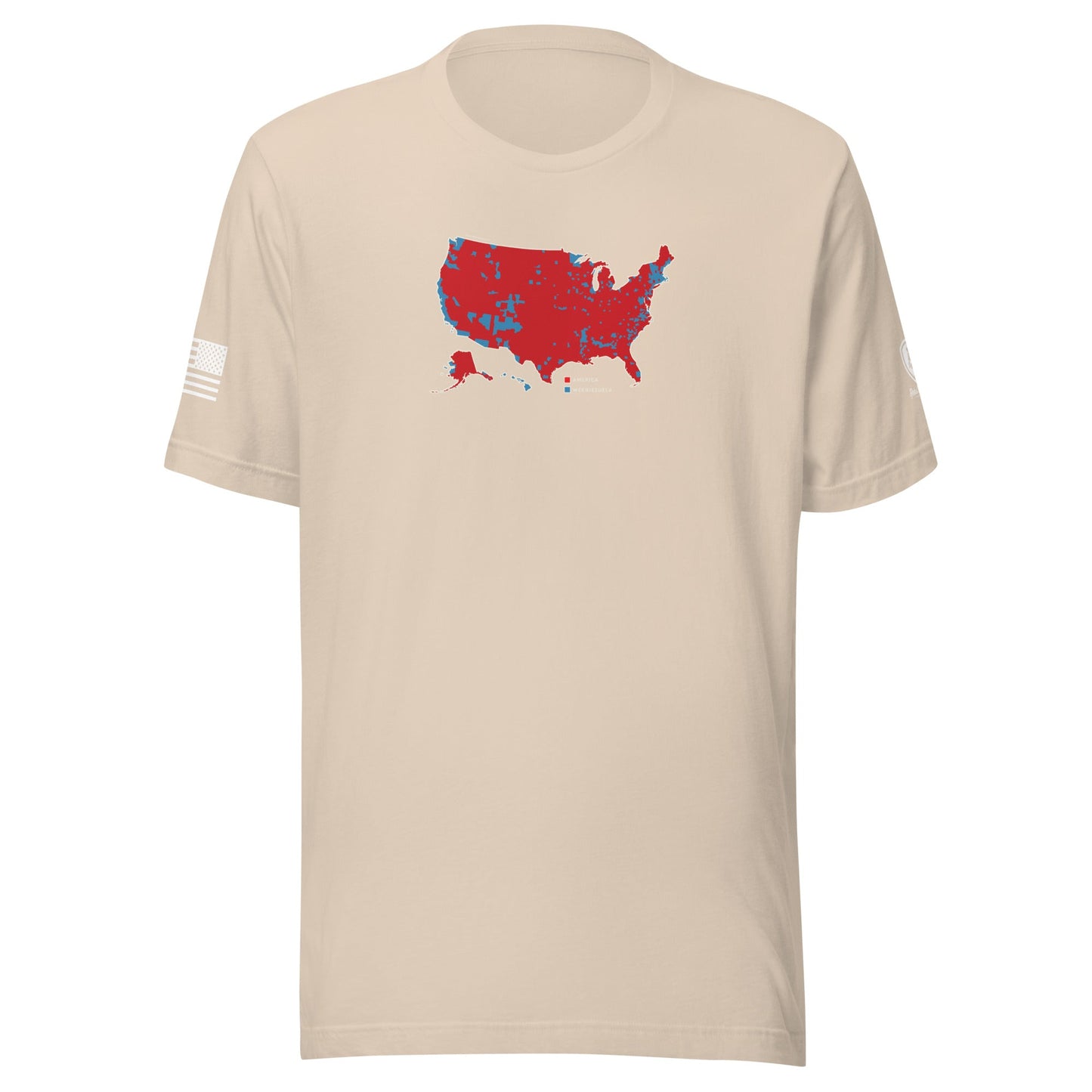 Trump Election T-Shirt – Men's MAGA Tee - USA Map - Weeniezuela Tee - Rebel Park USA