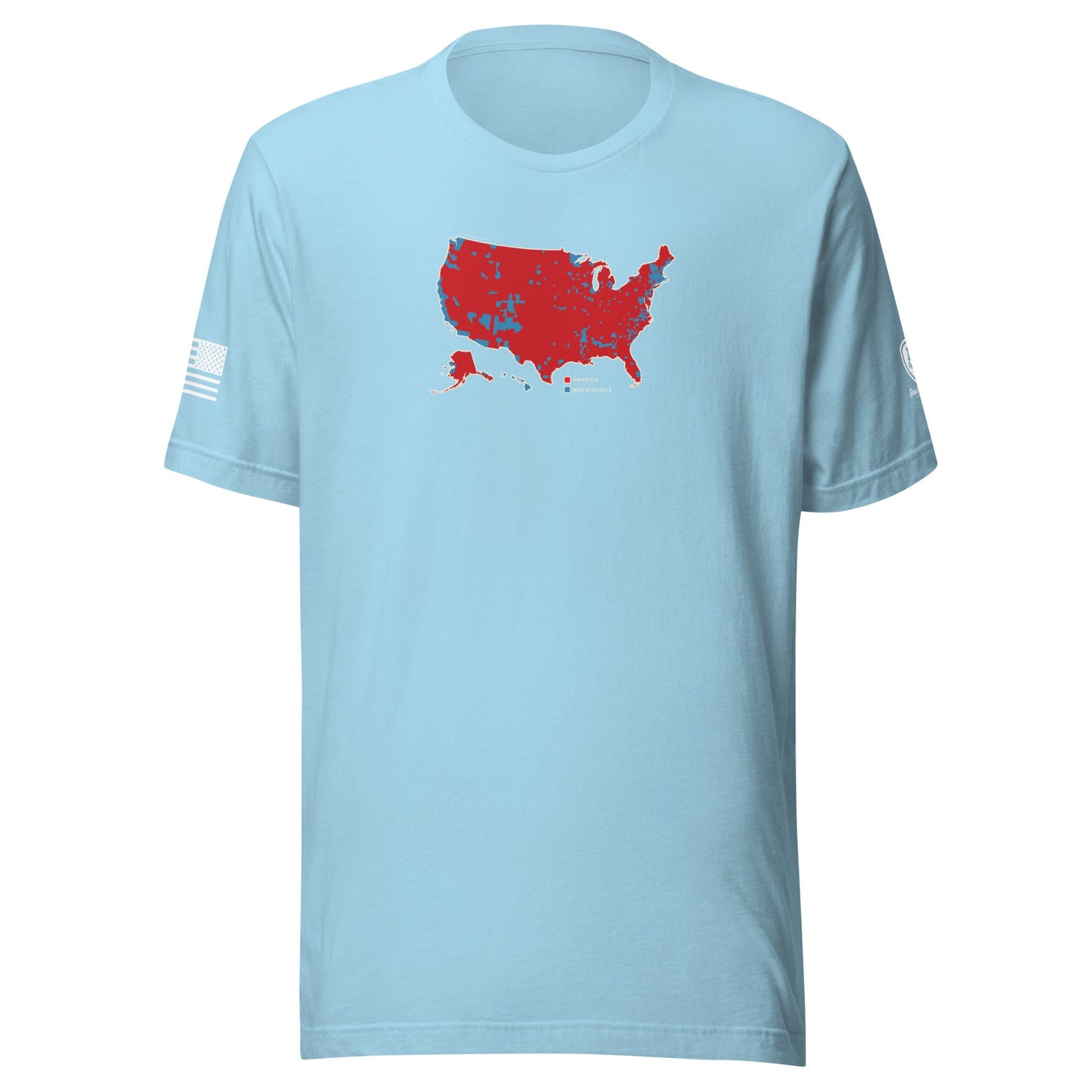 Trump Election T-Shirt – Men's MAGA Tee - USA Map - Weeniezuela Tee - Rebel Park USA