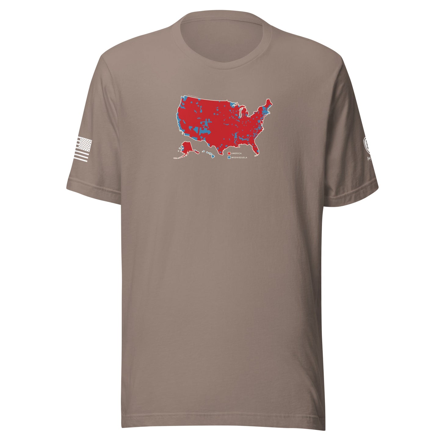Trump Election T-Shirt – Men's MAGA Tee - USA Map - Weeniezuela Tee - Rebel Park USA