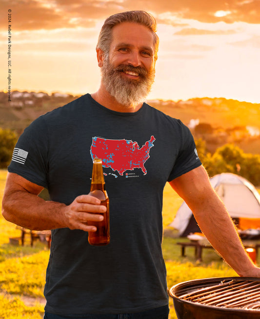 Trump Election T-Shirt - USA Map Tee - Weeniezuela Tee 