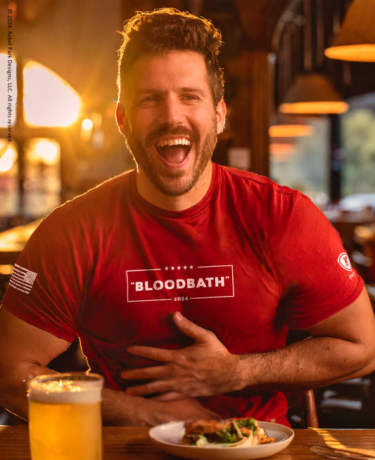 Trump T-Shirt – Bold MAGA Tee – Funny Anti - Media Shirt - Bloodbath - Rebel Park USA