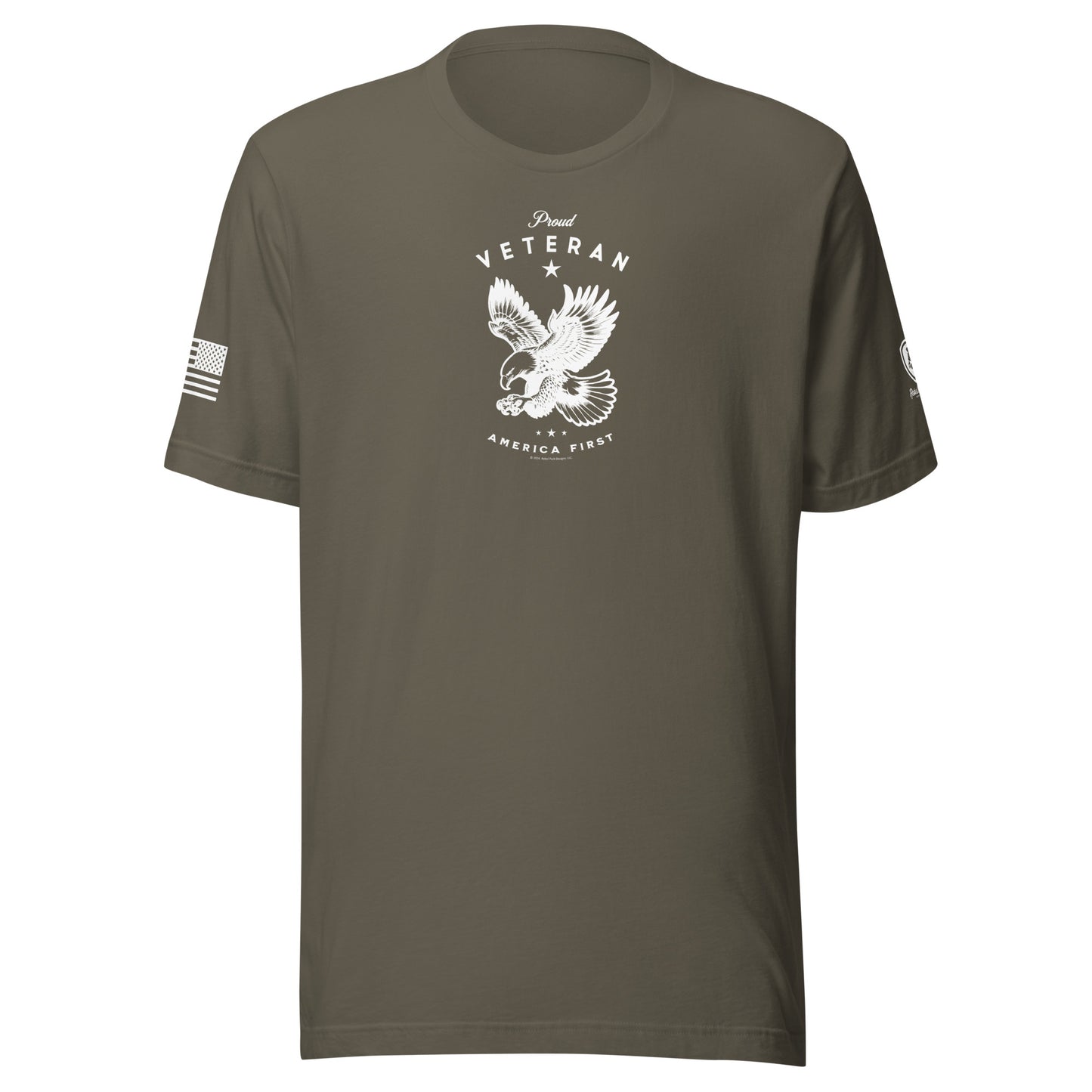 Proud Veteran T-Shirt – Patriotic Tee for Men Military Tee