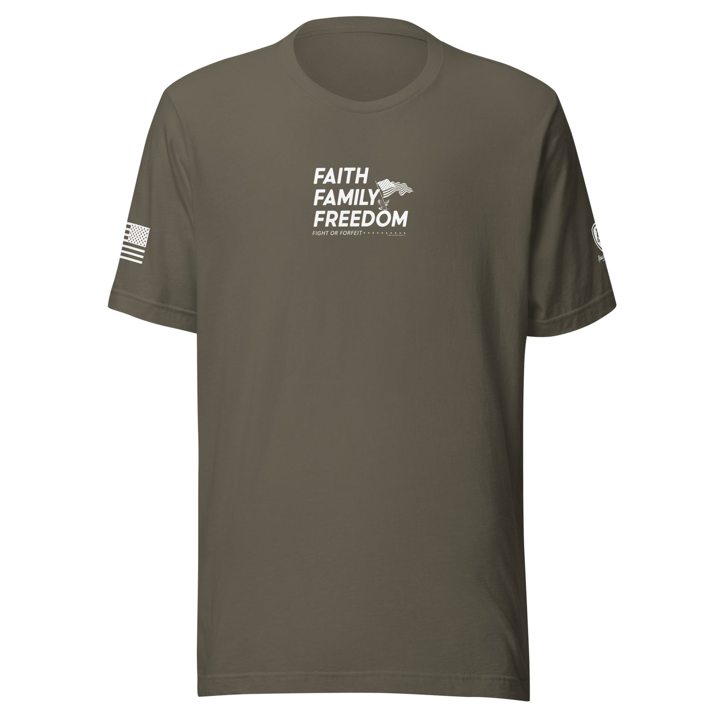 Christian T-Shirts - Faith, Family, Freedom T-Shirt for men