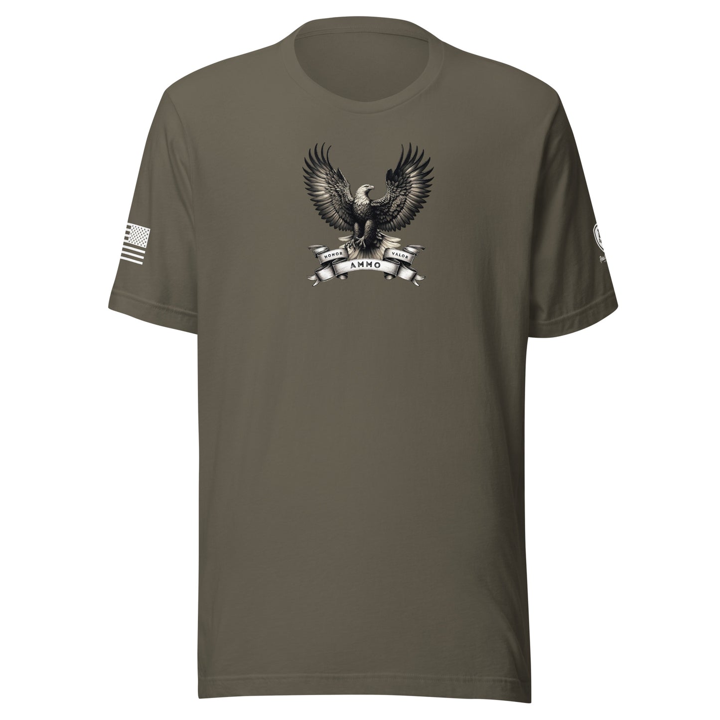 Honor Valor Ammo T-Shirt – 2nd Amendment Shirt for Men