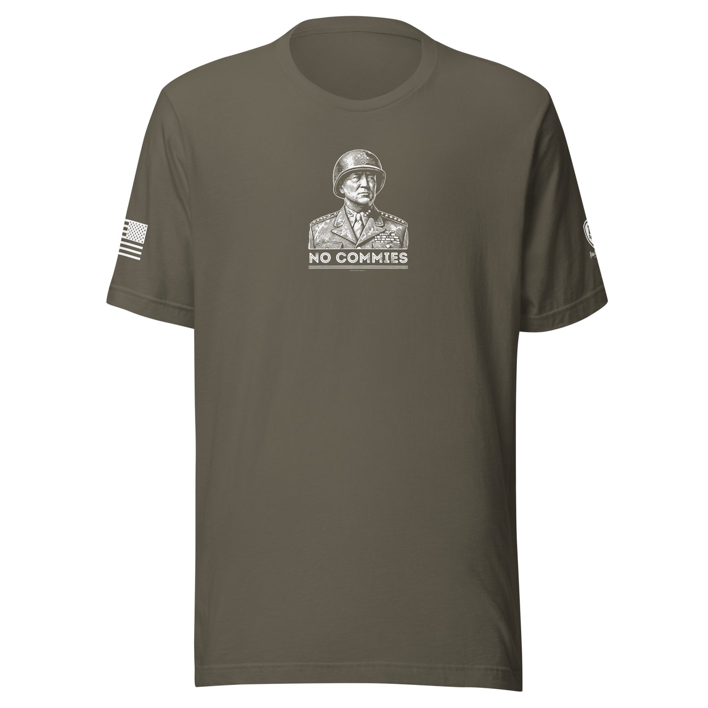 Anti-Communist T-Shirt - "No Commies" Patton Tee – WW2 Tee