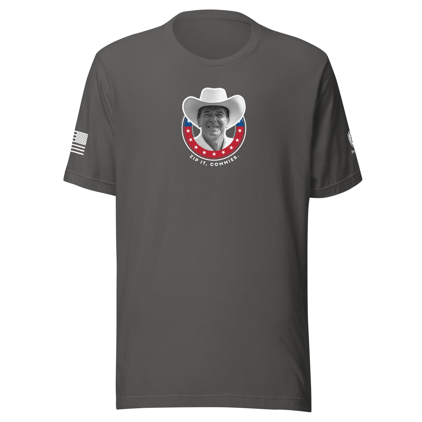 Reagan T-Shirt - Zip it, Commies Tee – Satirical MAGA Tee 