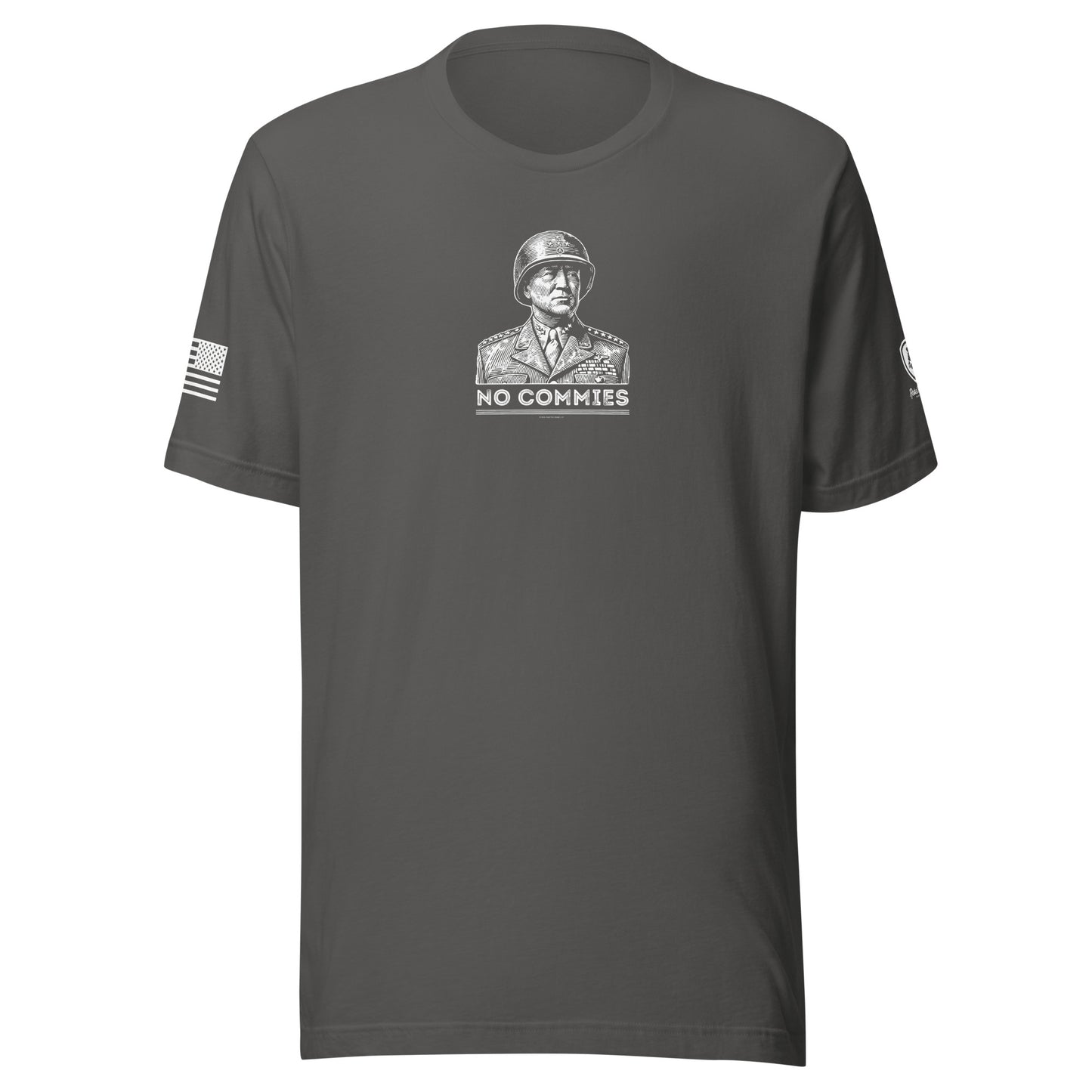 Anti-Communist T-Shirt - "No Commies" Patton Tee – WW2 Tee