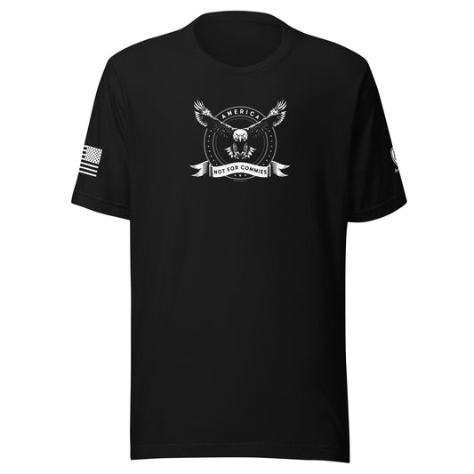 Anti-Communist T-shirt for men - America, Not For Commies 