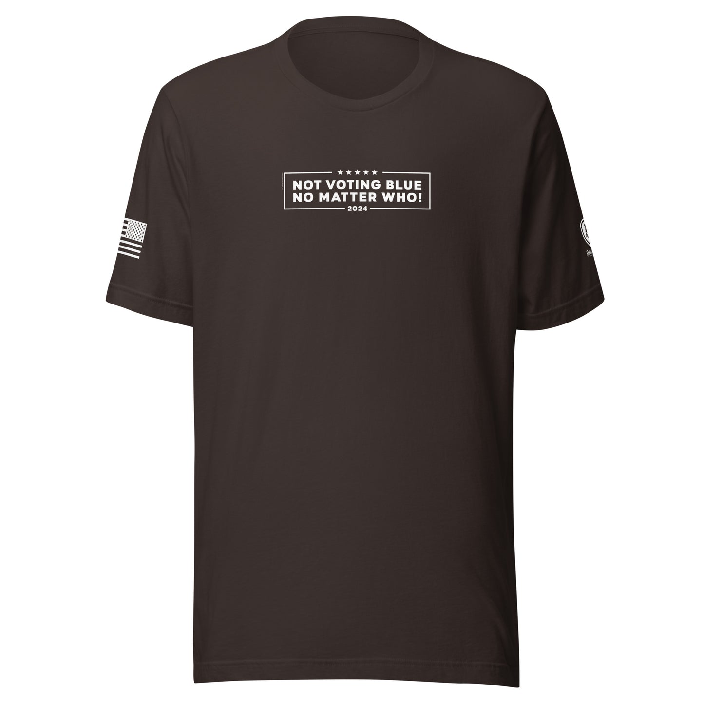 Not Voting Blue No Matter Who – Anti-Lib Tee - MAGA tee