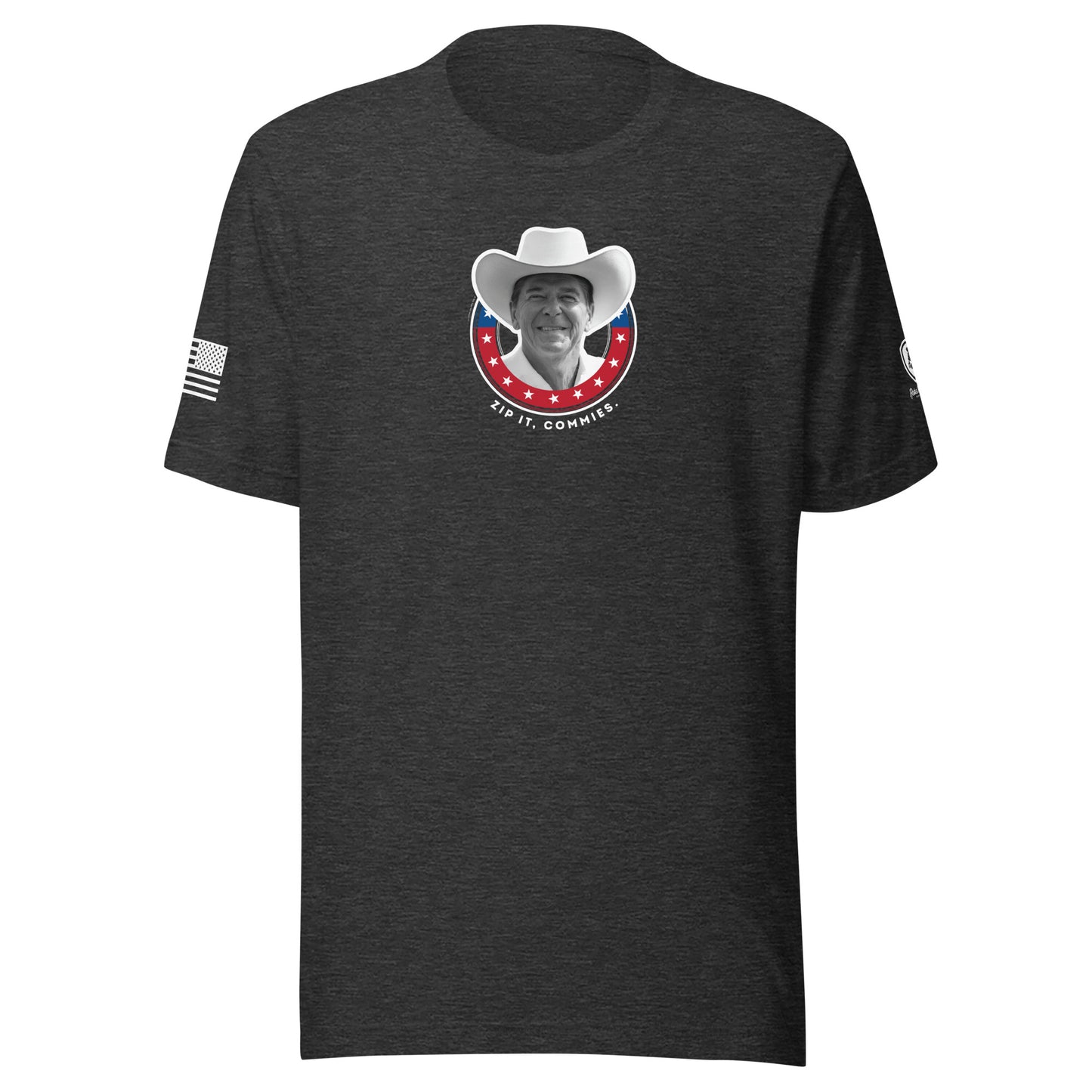Reagan T-Shirt - Zip it, Commies Tee – Satirical MAGA Tee 
