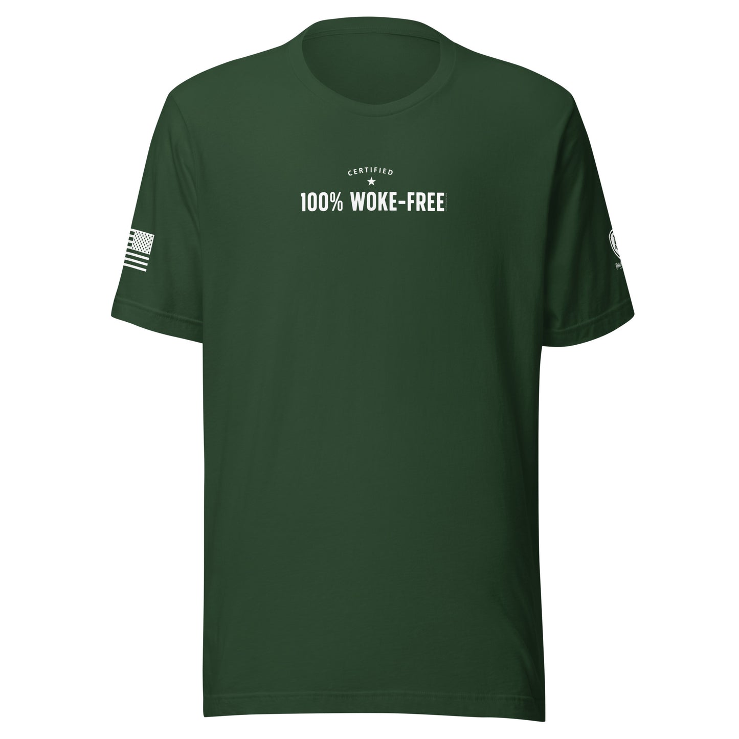 100% Woke-Free T-Shirt – Anti-Woke T-Shirt for Men