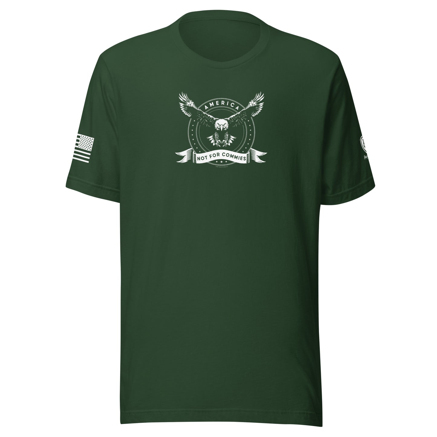 Anti-Communist T-shirt for men - America, Not For Commies 