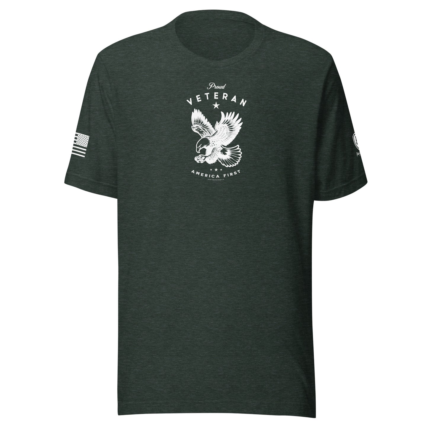 Proud Veteran T-Shirt – Patriotic Tee for Men Military Tee