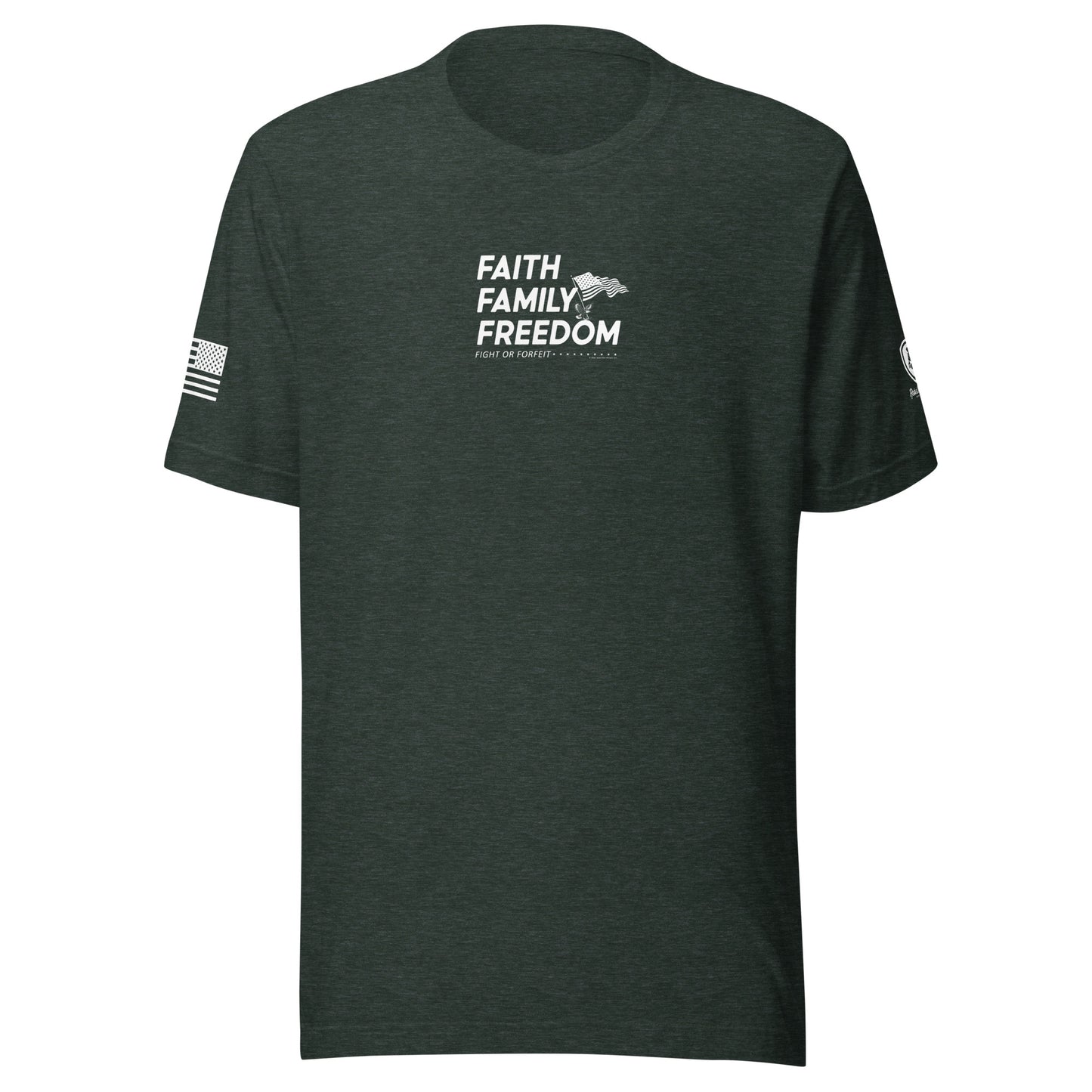 Christian T-Shirts - Faith, Family, Freedom T-Shirt for men