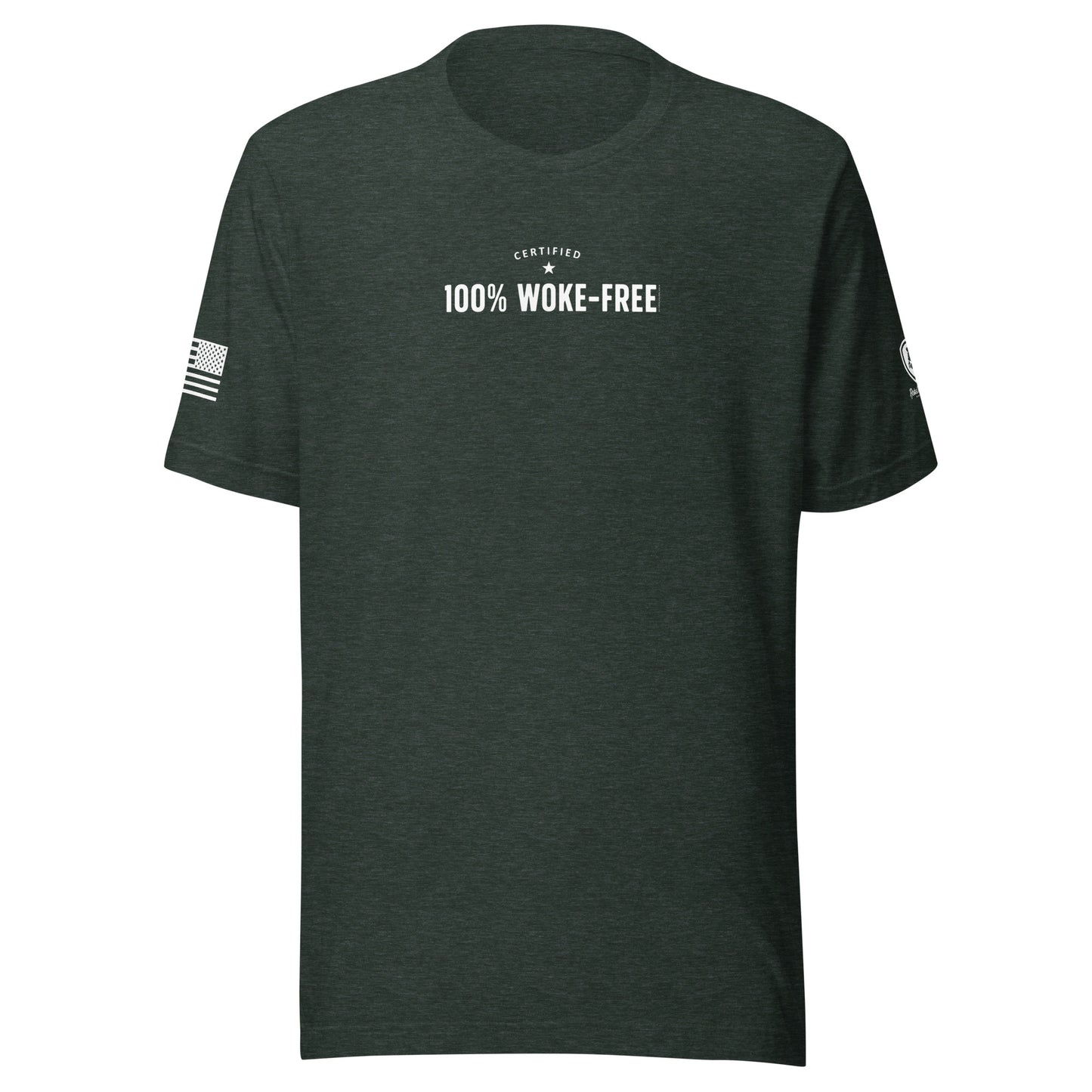 100% Woke-Free T-Shirt – Anti-Woke T-Shirt for Men