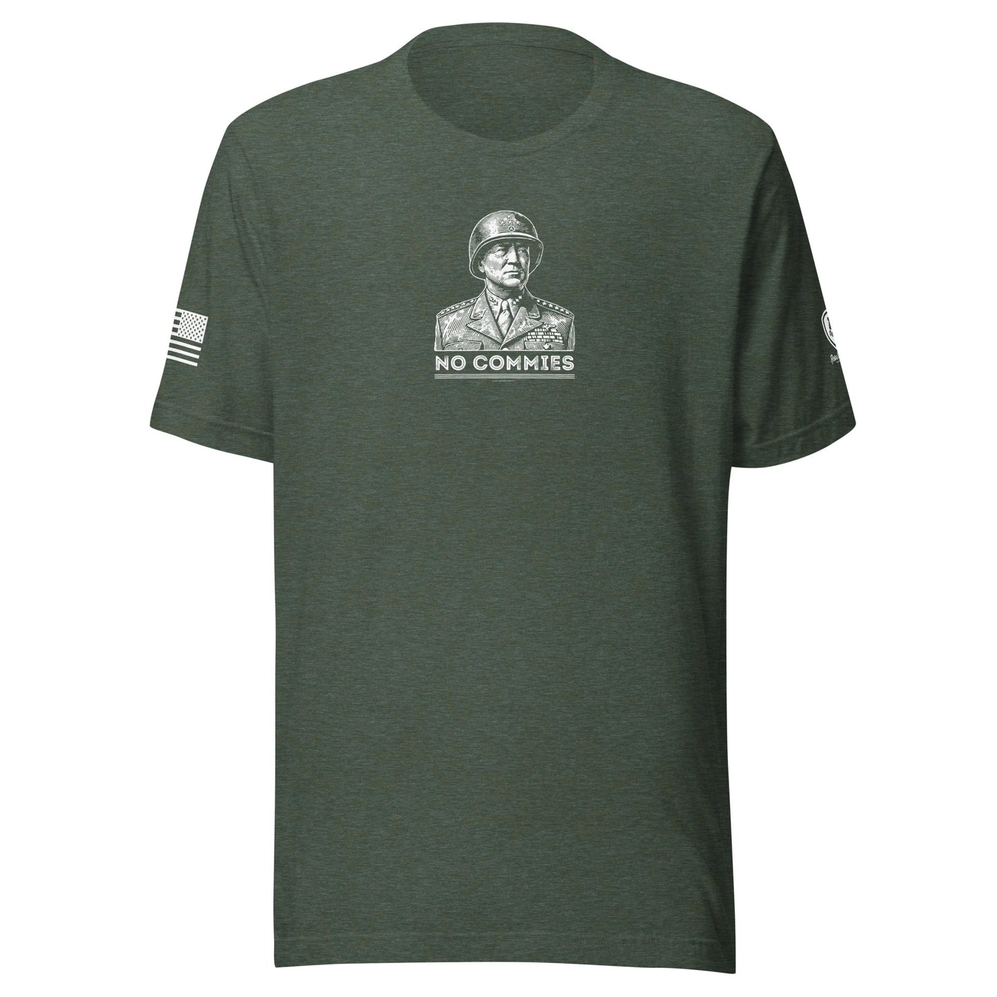 Anti-Communist T-Shirt - "No Commies" Patton Tee – WW2 Tee