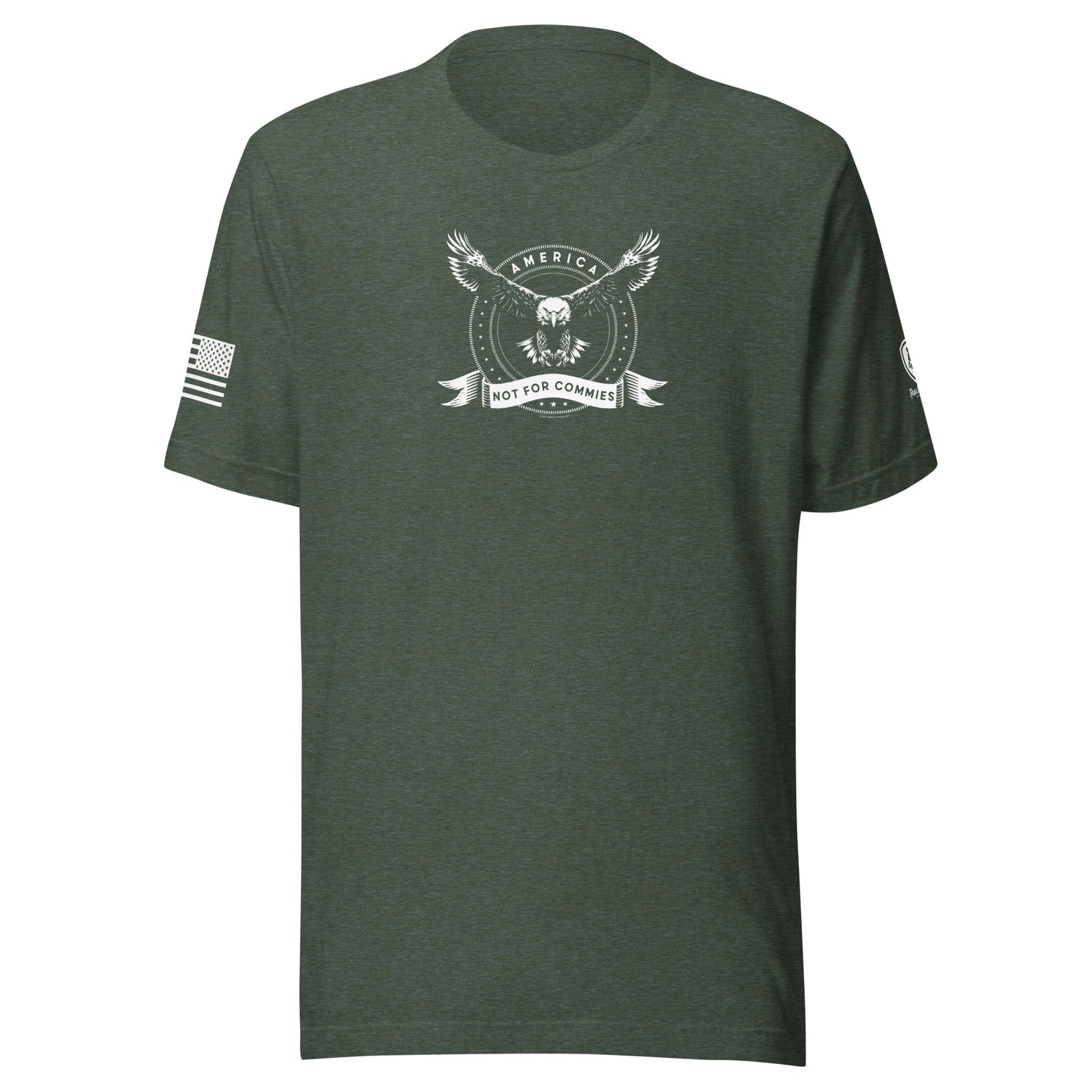 Anti-Communist T-shirt for men - America, Not For Commies 