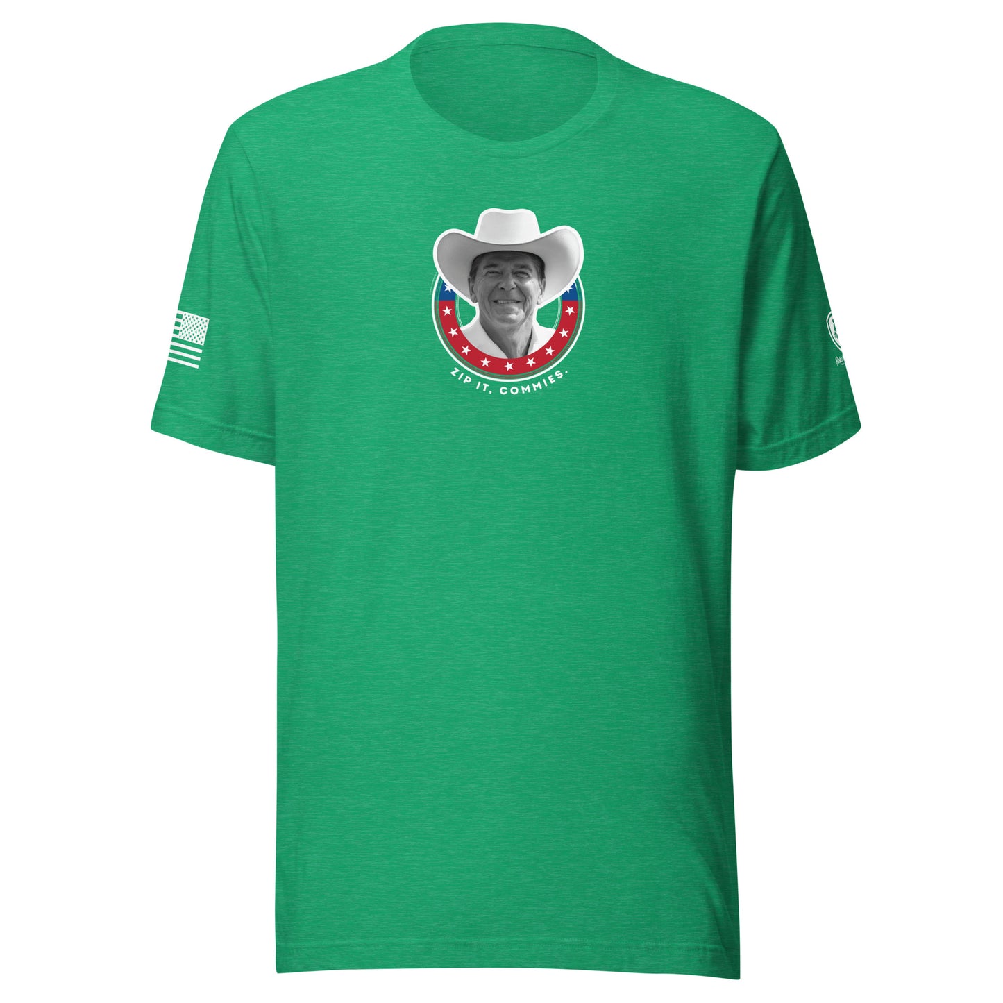 Reagan T-Shirt - Zip it, Commies Tee – Satirical MAGA Tee 