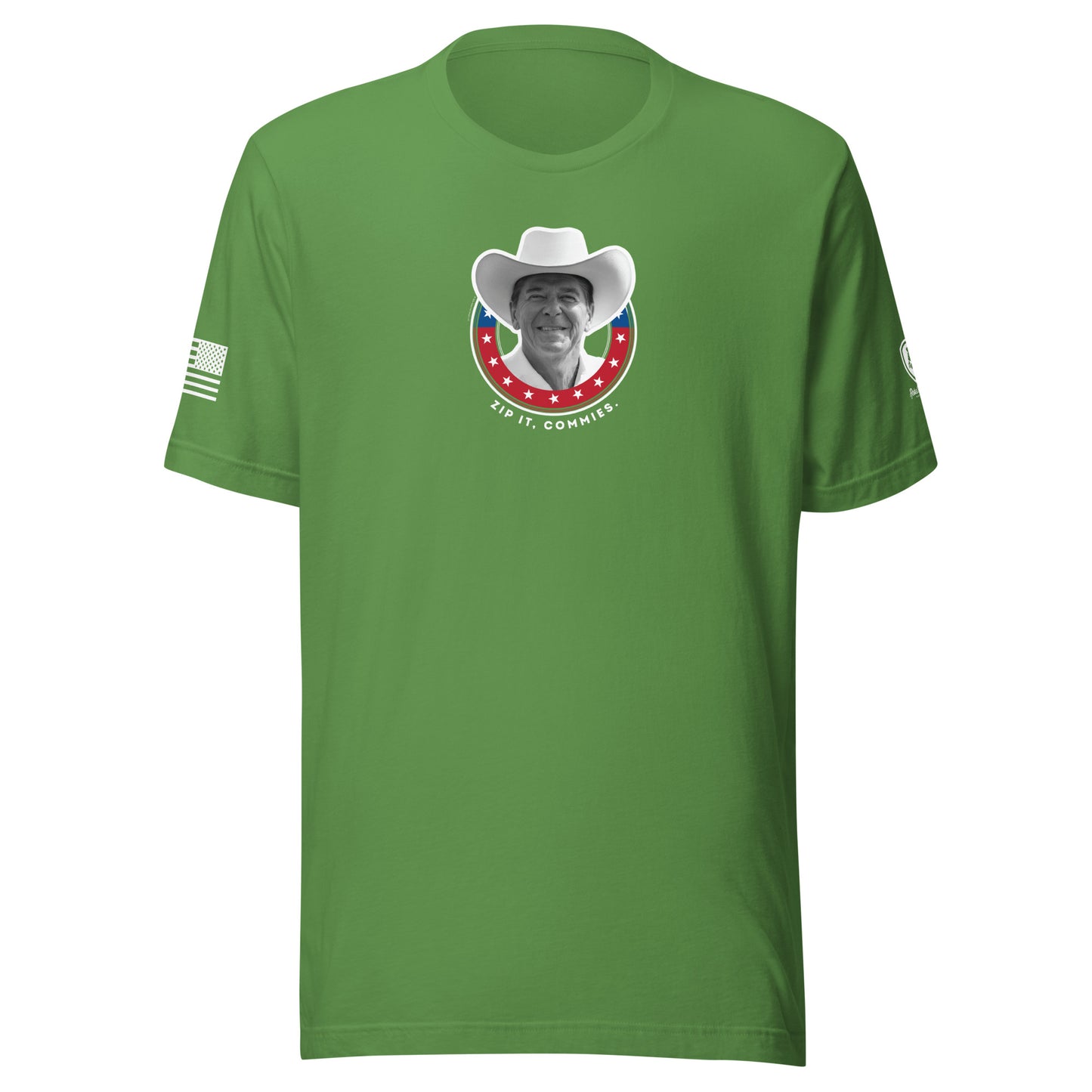Reagan T-Shirt - Zip it, Commies Tee – Satirical MAGA Tee 