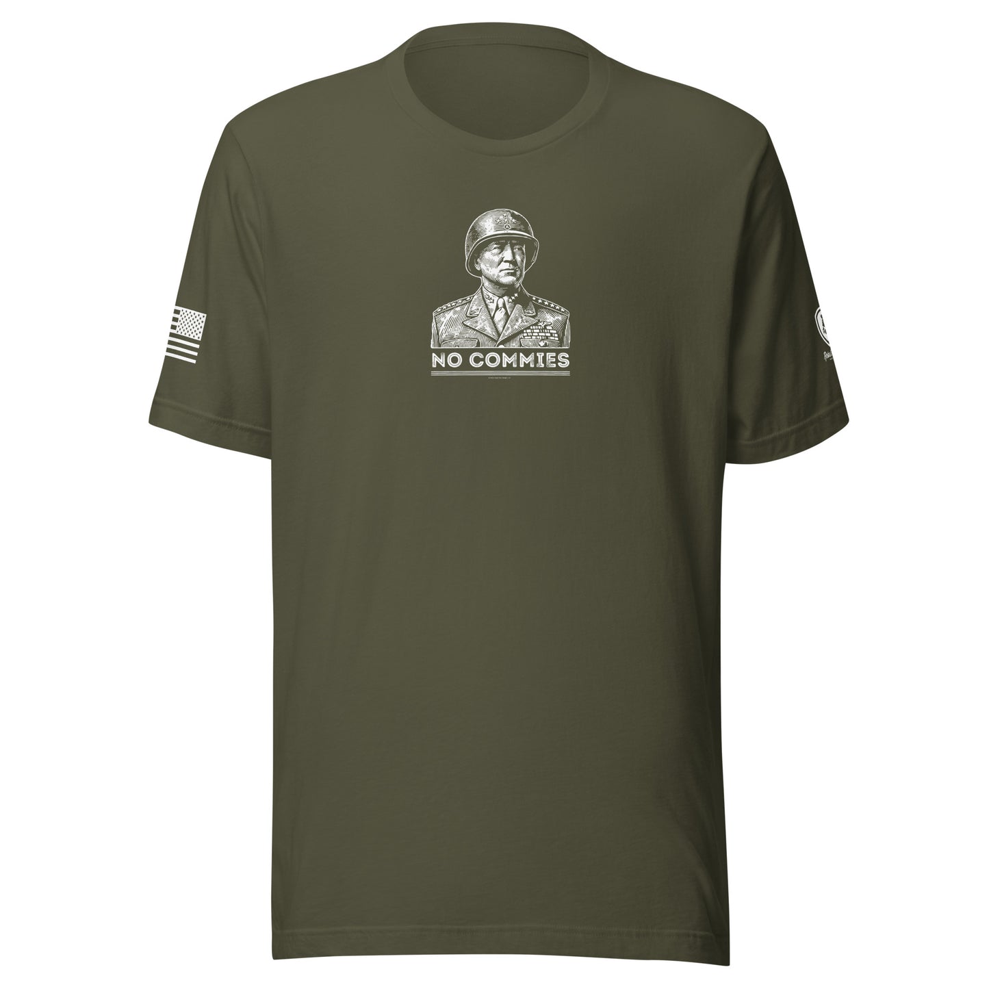 Anti-Communist T-Shirt - "No Commies" Patton Tee – WW2 Tee