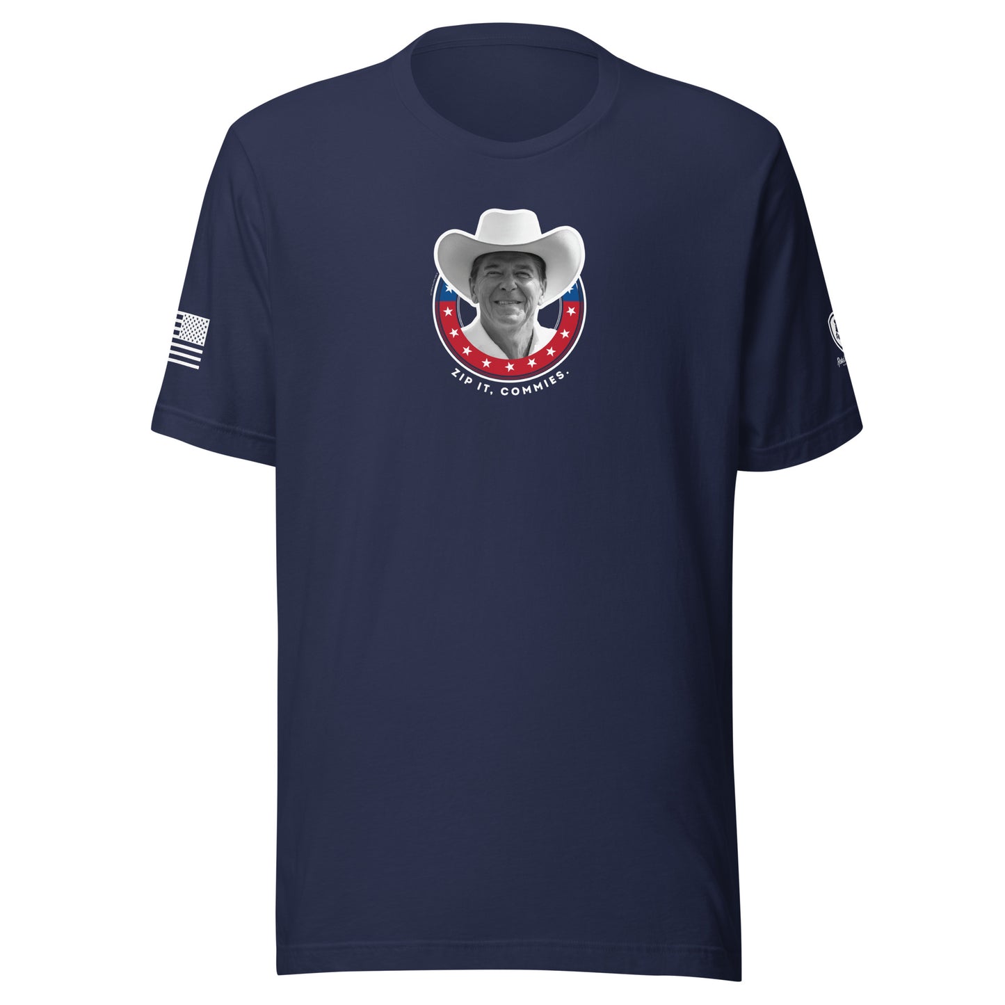 Reagan T-Shirt - Zip it, Commies Tee – Satirical MAGA Tee 
