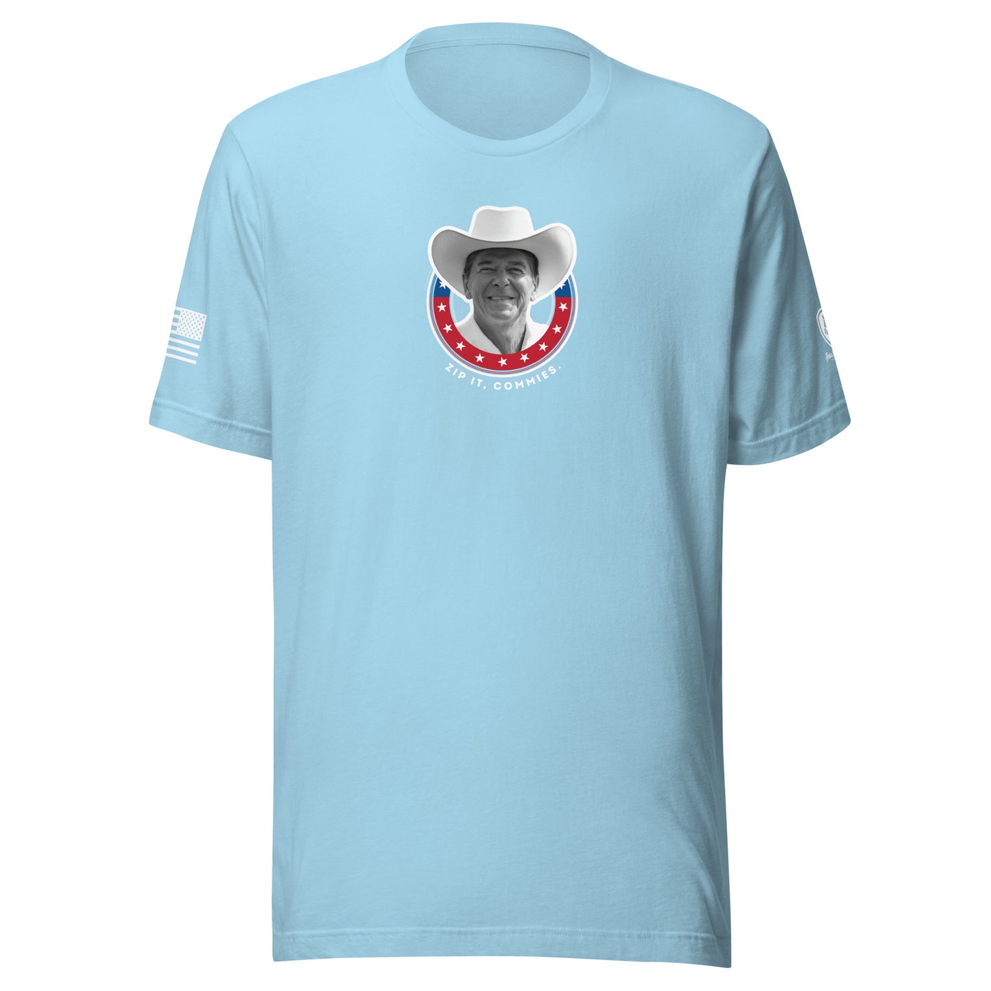 Reagan T-Shirt - Zip it, Commies Tee – Satirical MAGA Tee 