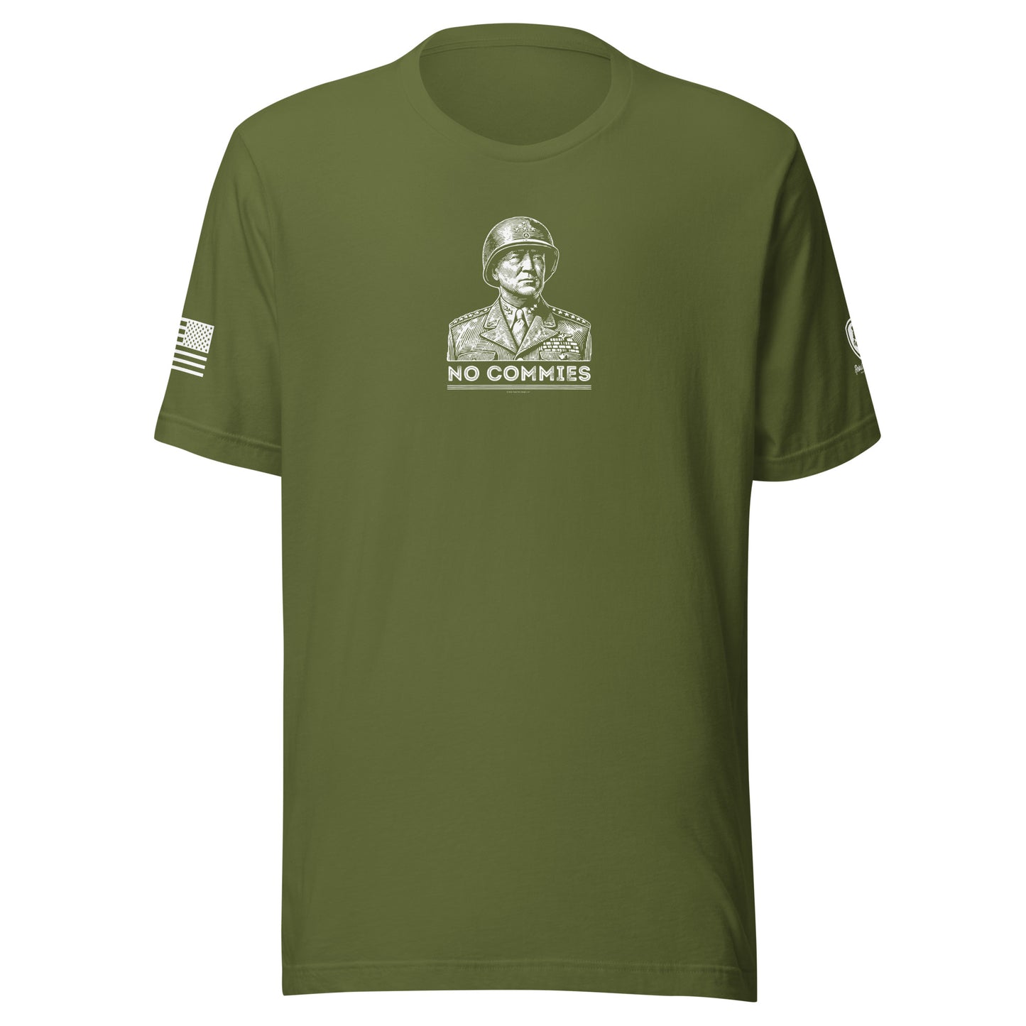 Anti-Communist T-Shirt - "No Commies" Patton Tee – WW2 Tee