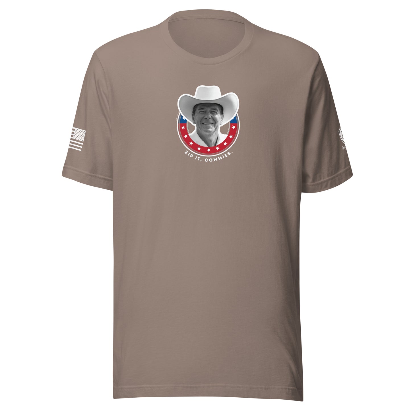 Reagan T-Shirt - Zip it, Commies Tee – Satirical MAGA Tee 