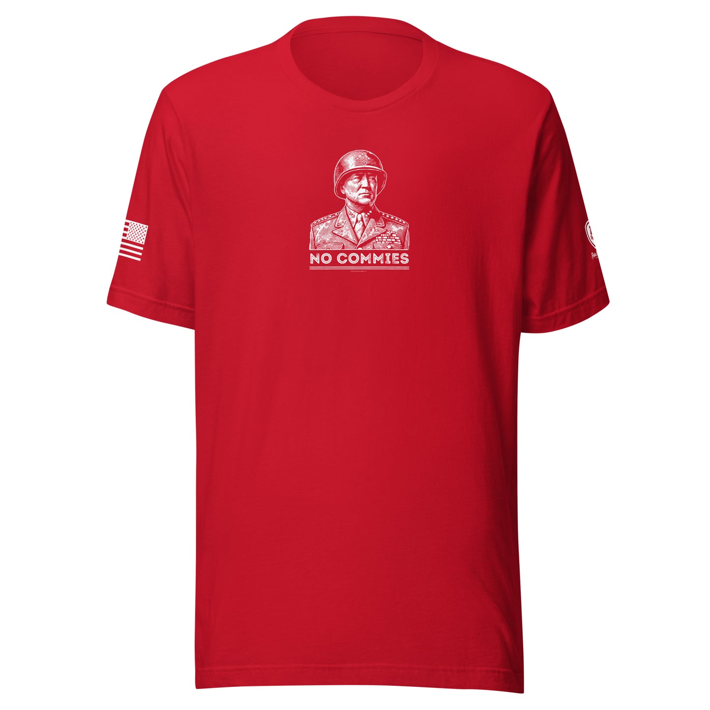 Anti-Communist T-Shirt - "No Commies" Patton Tee – WW2 Tee