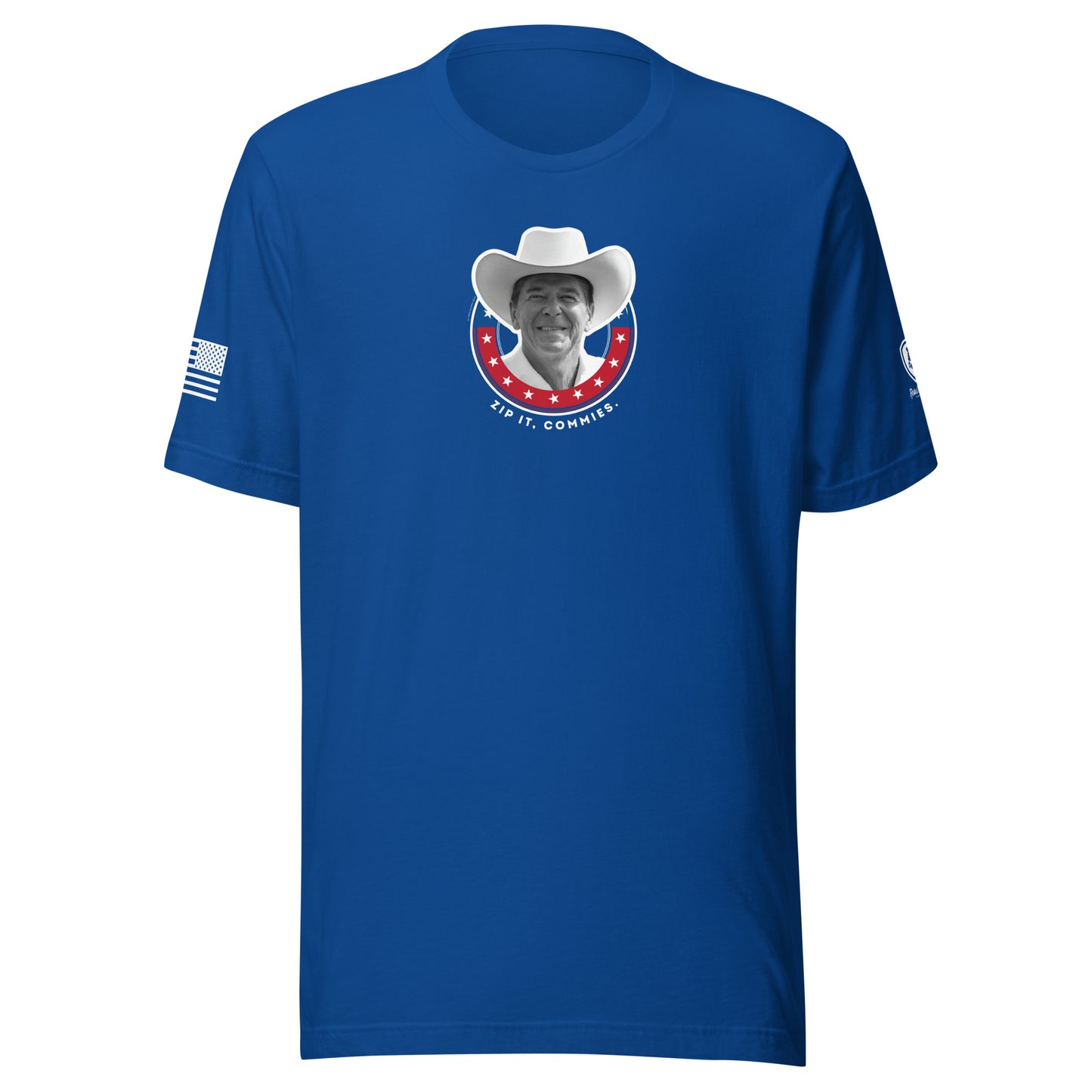 Reagan T-Shirt - Zip it, Commies Tee – Satirical MAGA Tee 