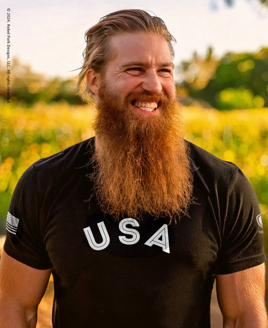 USA Graphic T-Shirt – American Flag Shirt for Men 