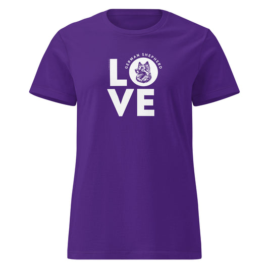 German Shepherd Tee - Dog Lover's Tee - Women’s T-Shirt