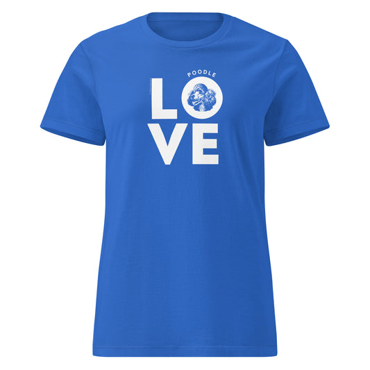 Poodle Lovers T-Shirt for Women - Poodle Love Tee