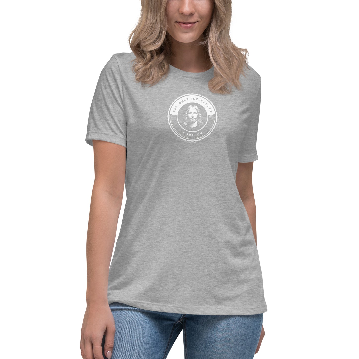 Women's Christian Tee - Jesus The Only Influencer I Follow