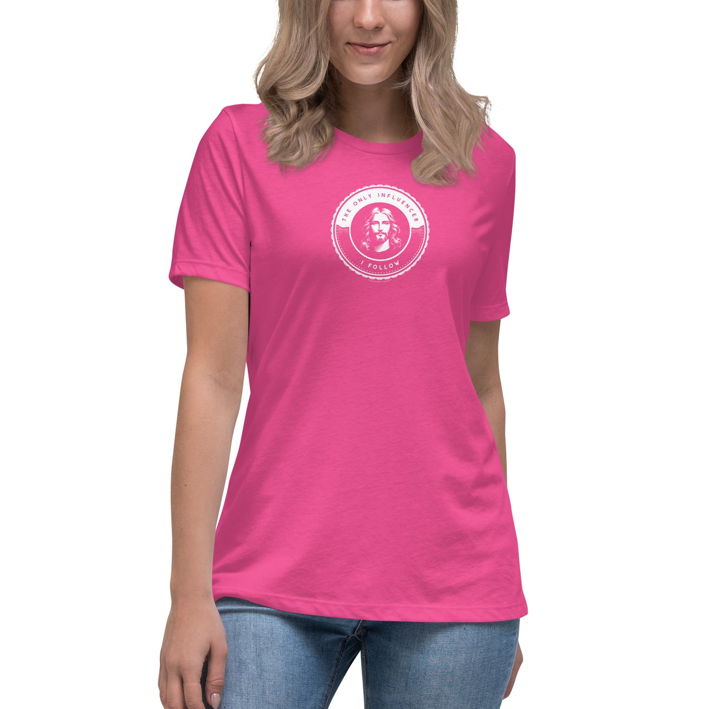 Women's Christian Tee - Jesus The Only Influencer I Follow