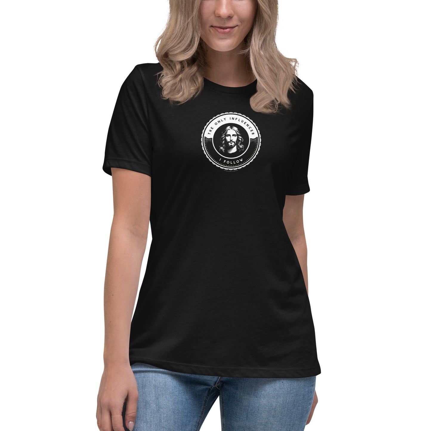 Women's Christian Tee - Jesus The Only Influencer I Follow