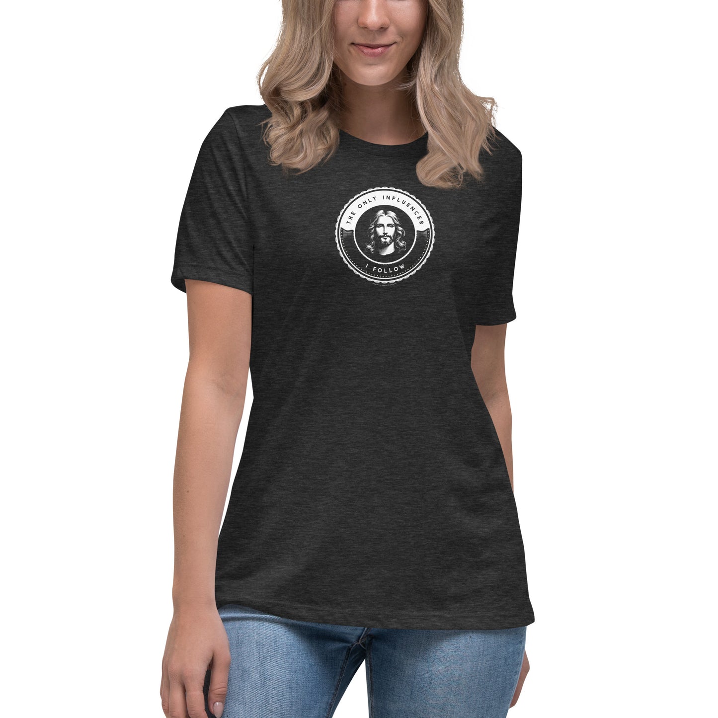 Women's Christian Tee - Jesus The Only Influencer I Follow
