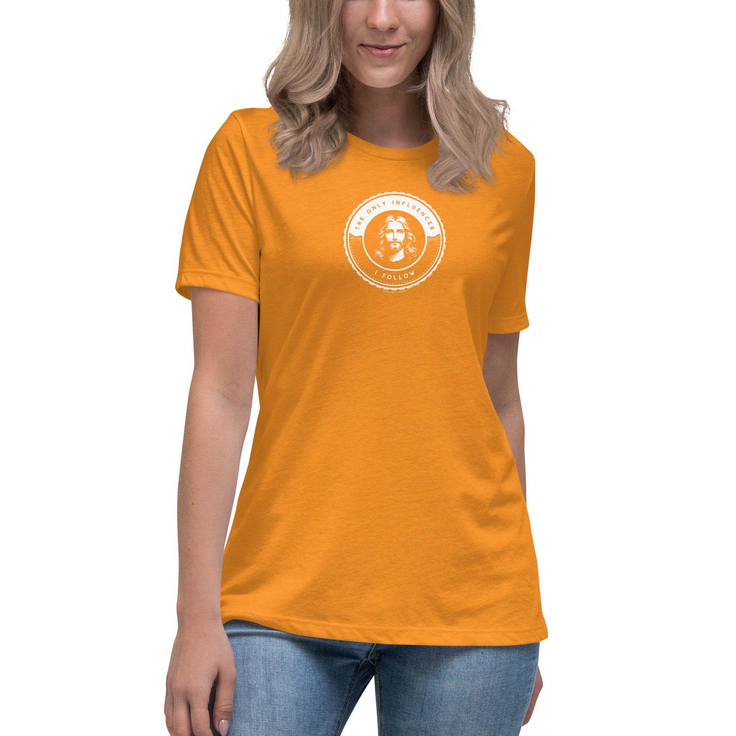 Women's Christian Tee - Jesus The Only Influencer I Follow