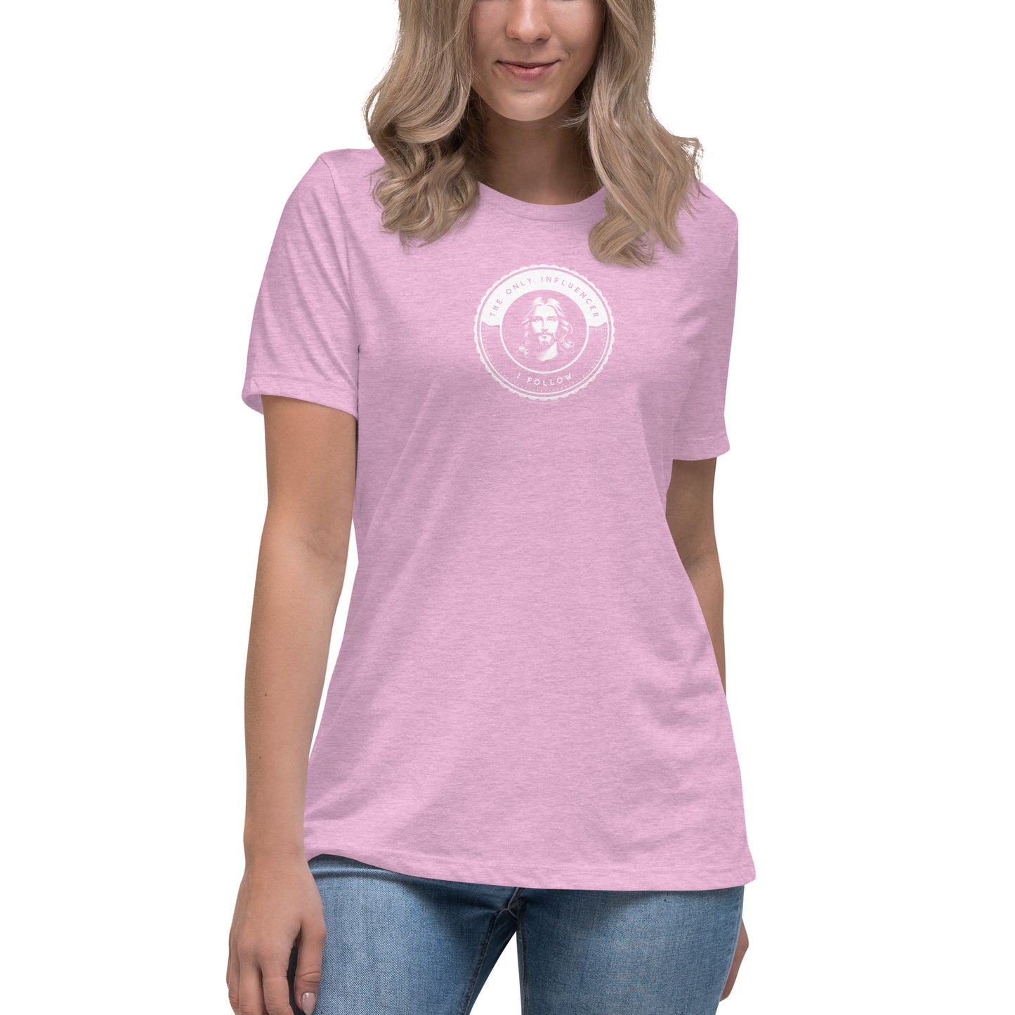 Women's Christian Tee - Jesus The Only Influencer I Follow