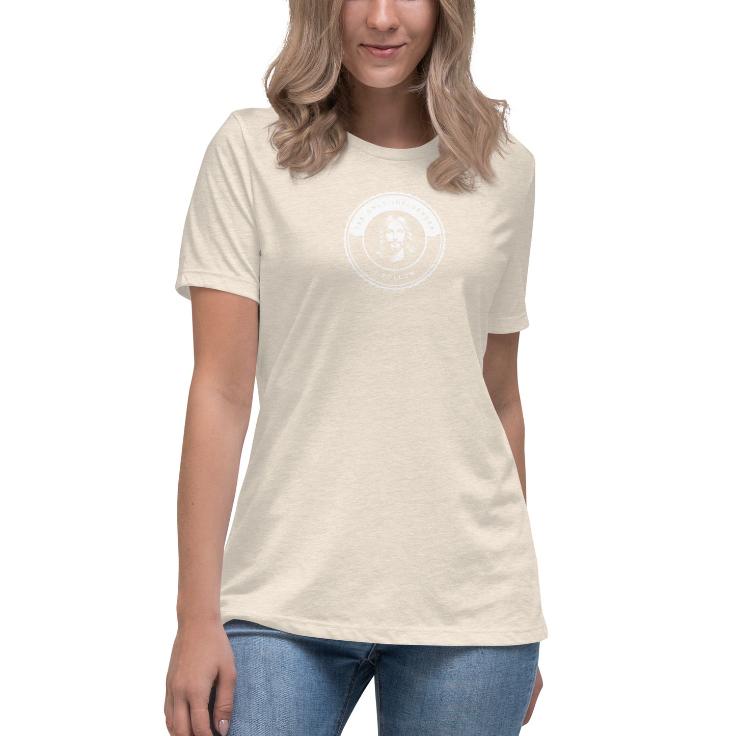 Women's Christian Tee - Jesus The Only Influencer I Follow