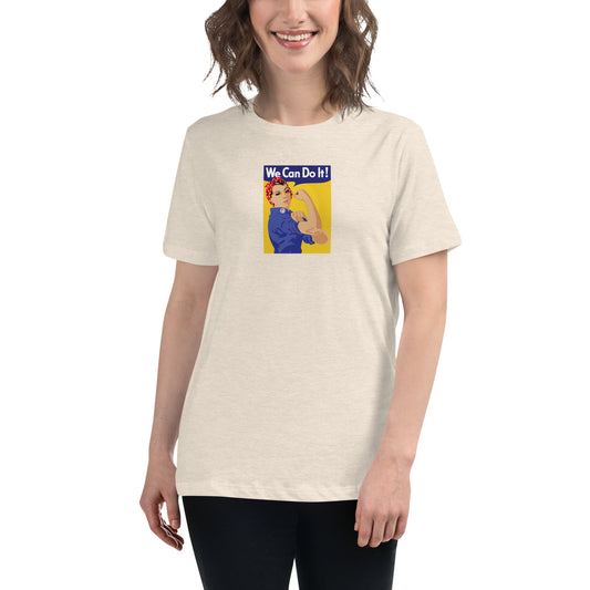 Rosie the Riveter Tee - Vintage WW2 Poster Tee for Women