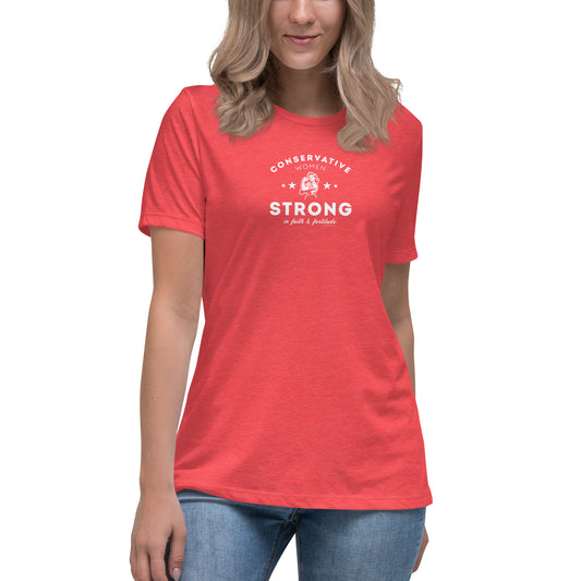 Conservative Women Strong T-Shirt – MAGA Tees for Women