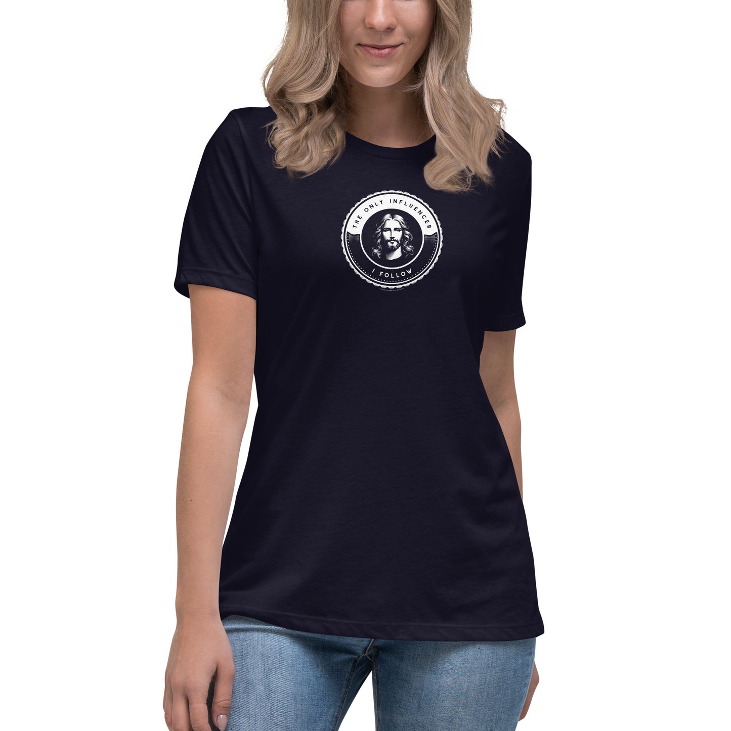 Women's Christian Tee - Jesus The Only Influencer I Follow